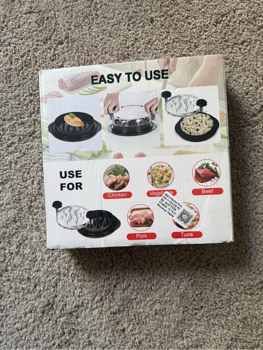 Black Nonstick Microwave Steamer Lid for Poultry & Fish